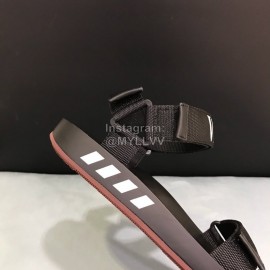 Valentino Black Canvas Cowhide Ribbon Scandals For Men 