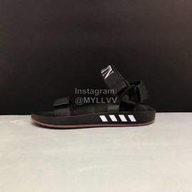 Valentino Black Canvas Cowhide Ribbon Scandals For Men 