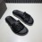 Valentino Calf Leather Rivet Slippers For Men Black