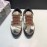 Valentino Camouflage Mesh Fabric Sneakers For Men Coffee