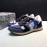 Valentino Camouflage Mesh Fabric Sneakers For Men Blue