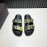 Valentino Camouflage Pattern Cowhide Slippers For Men Yellow
