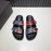Valentino Camouflage Pattern Cowhide Slippers For Men Red