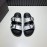 Valentino Camouflage Pattern Cowhide Slippers For Men Silver