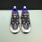 Valentino Color Matching Leather Thick Soled Sneakers For Men Black