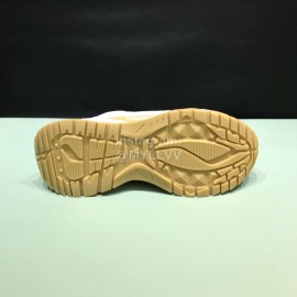 Valentino Color Matching Leather Thick Soled Sneakers For Men White