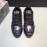 Valentino Classic Black Leather Casual Sneakers For Men
