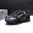 Valentino Classic Black Leather Casual Sneakers For Men