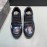 Valentino Classic Leather Casual Sneakers Blue For Men