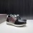 Valentino Calf Leather Thick Soled Sneakers For Men Black