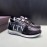 Valentino Black Calf Leather Thick Soled Sneakers For Men