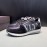 Valentino Black Calf Leather Thick Soled Sneakers For Men