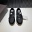 Valentino Cowhide Fabric Thick Soled Sneakers For Men Black