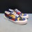 Valentino Cowhide Canvas Casual Sneakers For Men Yellow