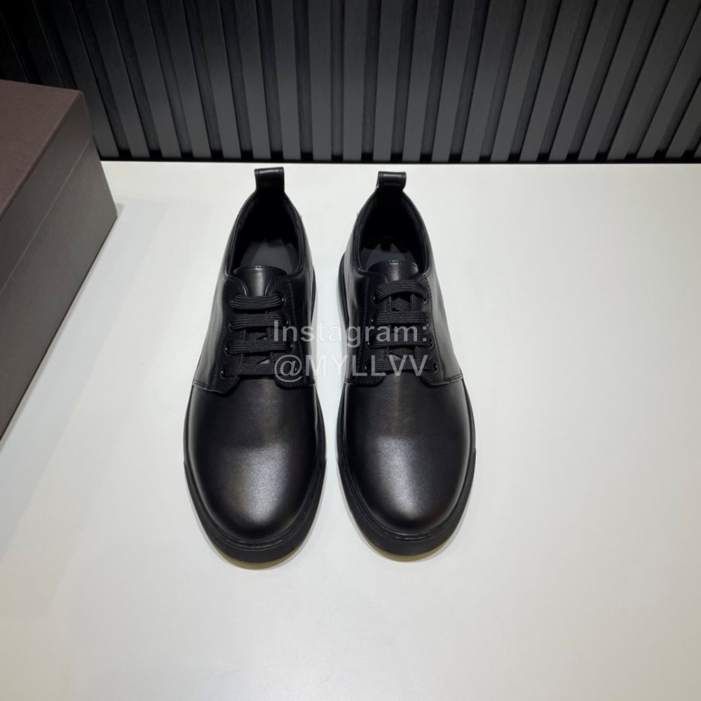 Valentino Black Cowhide Lace Up Sneakers For Men 