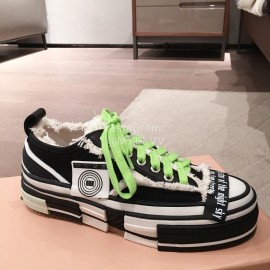 Xvessel Spring Summer Fashion Thick Soled Canvas Shoes For Men And Women Black