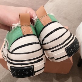 Xvessel Spring Summer Fashion Thick Soled Canvas Shoes For Men And Women Green