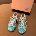 Xvessel Fashion Thick Soled Canvas Shoes For Men And Women Blue