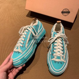 Xvessel Fashion Thick Soled Canvas Shoes For Men And Women Blue