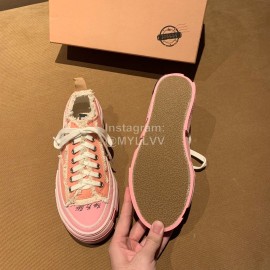 Xvessel Fashion Thick Soled Canvas Shoes For Men And Women Pink