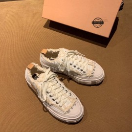 Xvessel Fashion Thick Soled Canvas Shoes For Men And Women White