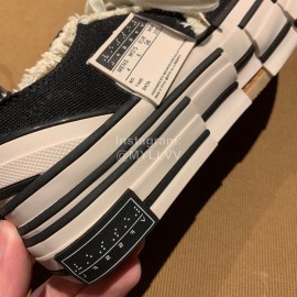 Xvessel Fashion Thick Soled Canvas Shoes For Men And Women Black