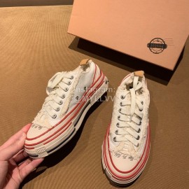 Xvessel Fashion Thick Soled Canvas Shoes For Men And Women Beige