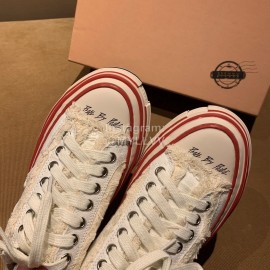 Xvessel Fashion Thick Soled Canvas Shoes For Men And Women Beige