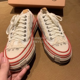 Xvessel Fashion Thick Soled Canvas Shoes For Men And Women Beige