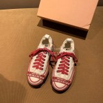 Xvessel Fashion Thick Soled Canvas Shoes For Men And Women Red