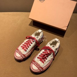 Xvessel Fashion Thick Soled Canvas Shoes For Men And Women Red