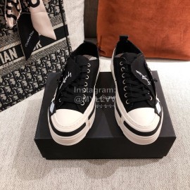 Xvessel Fashion Thick Soled Black Canvas Shoes For Men And Women 