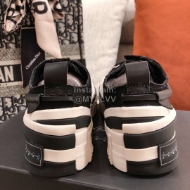 Xvessel Fashion Thick Soled Black Canvas Shoes For Men And Women 