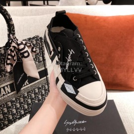 Xvessel Fashion Thick Soled Black Canvas Shoes For Men And Women 