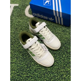Adidas Forum 84 Low Og Casual Sneakers For Men And Women White Green