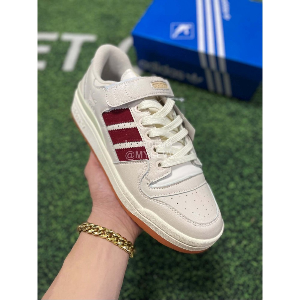 Adidas Forum 84 Low Og Casual Sneakers For Men And Women White Red