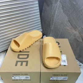 Kanye West Adidas Yeezy Slide “Bone” Slippers For Men And Women Yellow