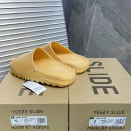 Kanye West Adidas Yeezy Slide “Bone” Slippers For Men And Women Yellow