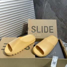 Kanye West Adidas Yeezy Slide “Bone” Slippers For Men And Women Yellow