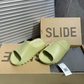 Kanye West Adidas Yeezy Slide “Bone” Slippers For Men And Women Green