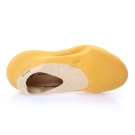 Kanye West Adidas Originals Yeezy Knit Runner Sulfur For Men And Women