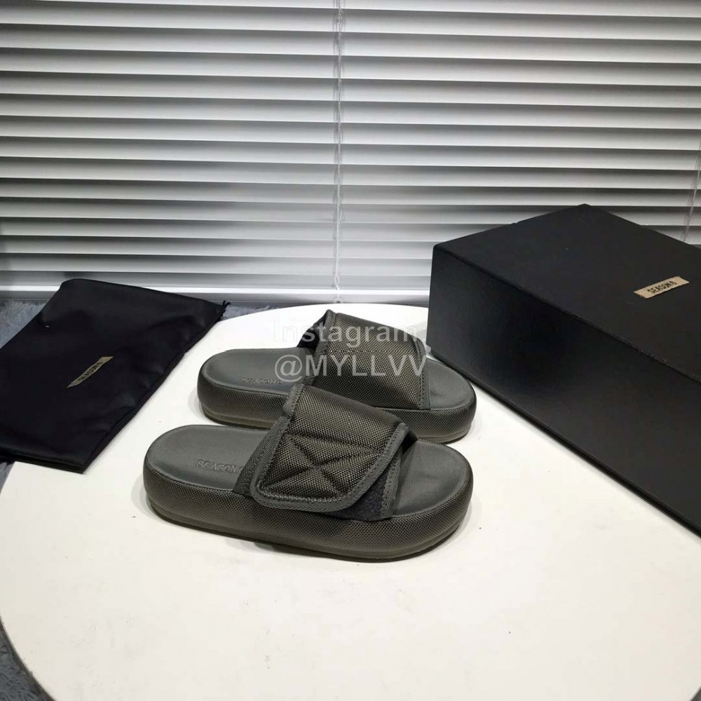 Kanye Yeezy Season 6 Slippers For Men And Women Green