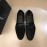 Ysl Fashion Cowhide Loafers For Men Black