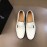 Ysl Fashion Cowhide Loafers For Men White