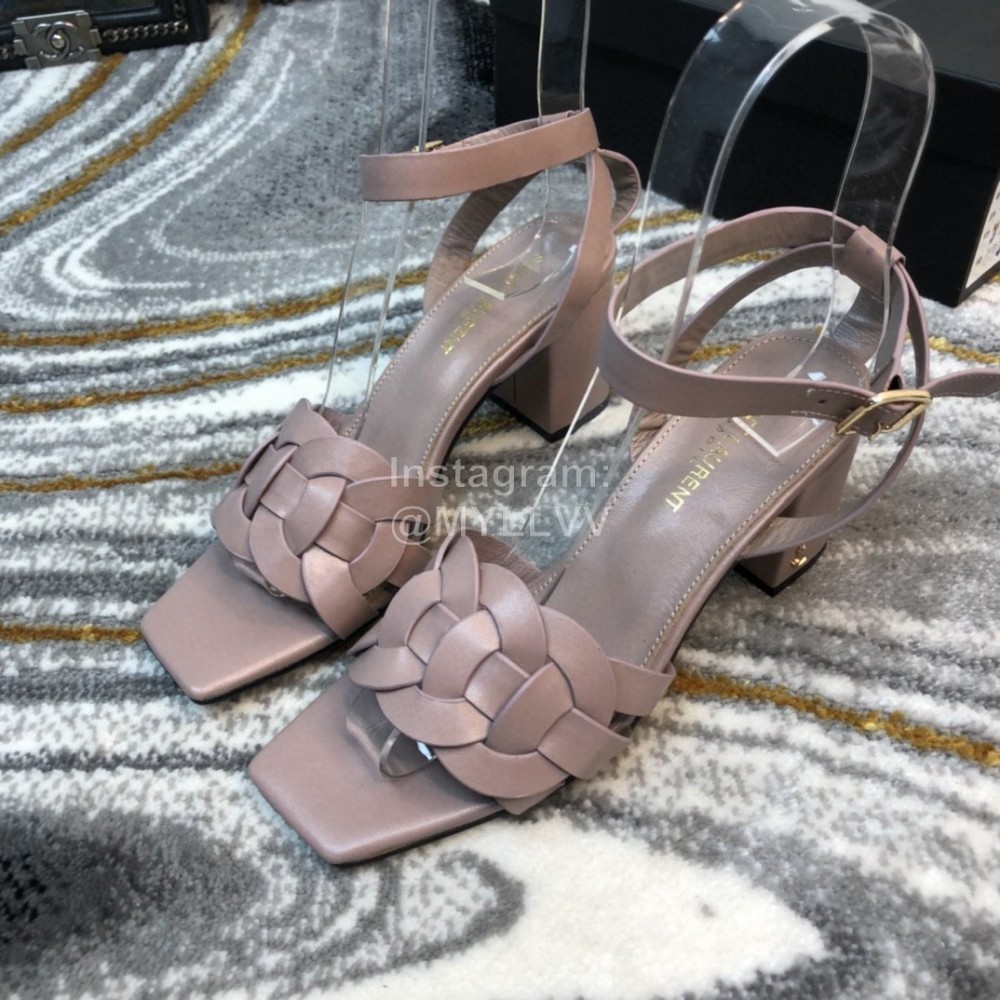 Ysl Fashion Sheepskin High Heel Sandals For Women 