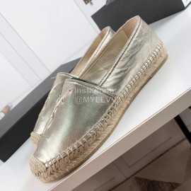 Ysl Soft Sheepskin Hemp Rope Weaving Casual Shoes For Women 