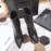 Ysl Fashion Calf Leather Pointed High Heel Boots For Women Black