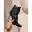 Ysl Fashion Patent Leather Pointed High Heel Boots For Women 