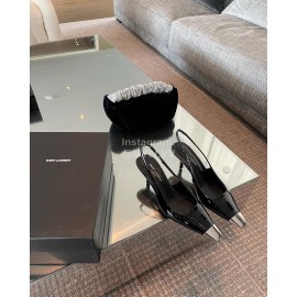 Ysl Patent Leather High Heels For Women Black