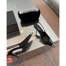 Ysl Patent Leather High Heels For Women Black